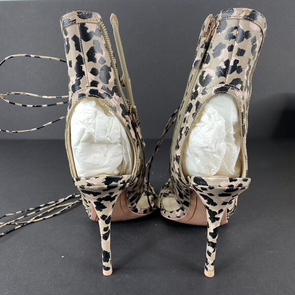 Sophia Webster Lacey Sketch Camo Strappy Heels Size 39M - Picture 6 of 12